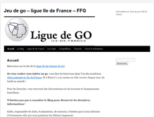 Tablet Screenshot of ligue-iledefrance.jeudego.org