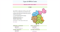Desktop Screenshot of ligue-centre.jeudego.org